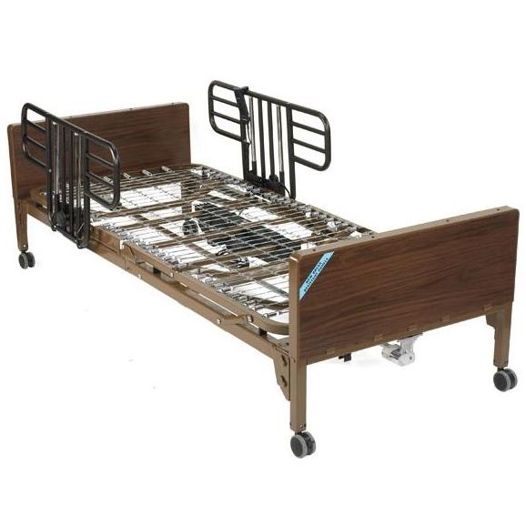 full electric low bed with guard rails