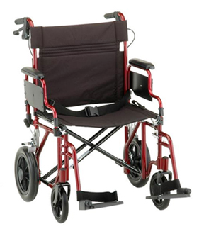 [W60M105] Standard Transport Wheelchair